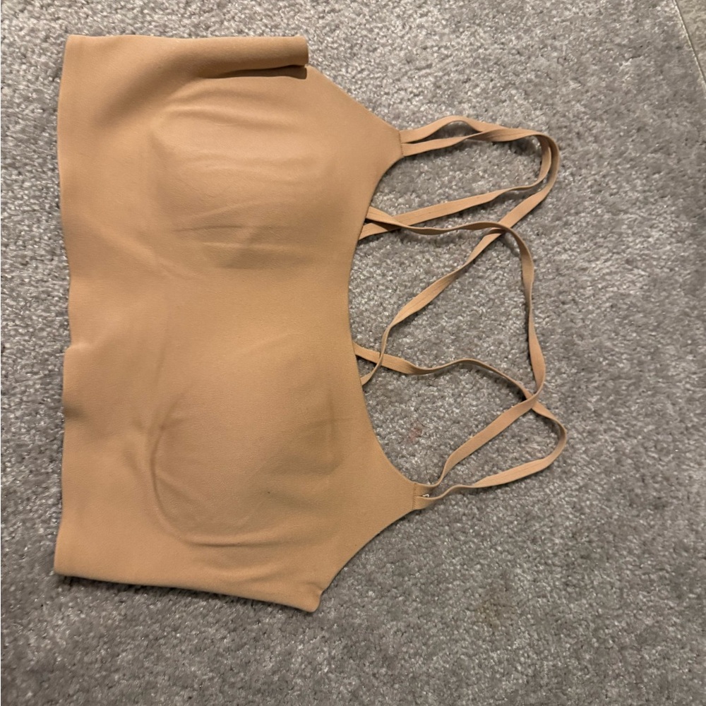 Tan Strappy Bralette